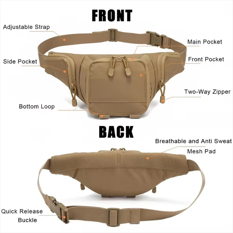 Concealed Carry Waist Fanny Pa - огляд і ціна Edc Carry Fanny Pack